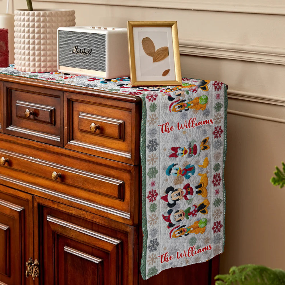 Magical Christmas - Personalized Mouse Table Runner