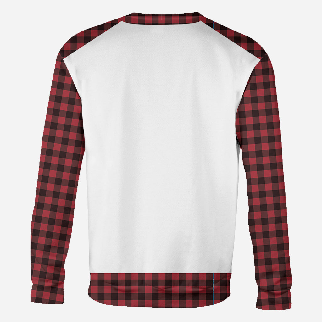 Magical Tartan Winter - Personalized Mouse All Over Shirt