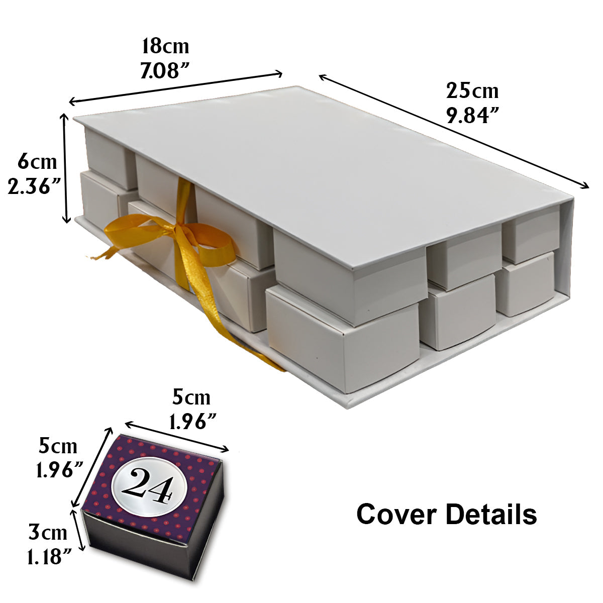 Merry Christmas - Personalized Mouse Folded Advent Calendar With Ornaments