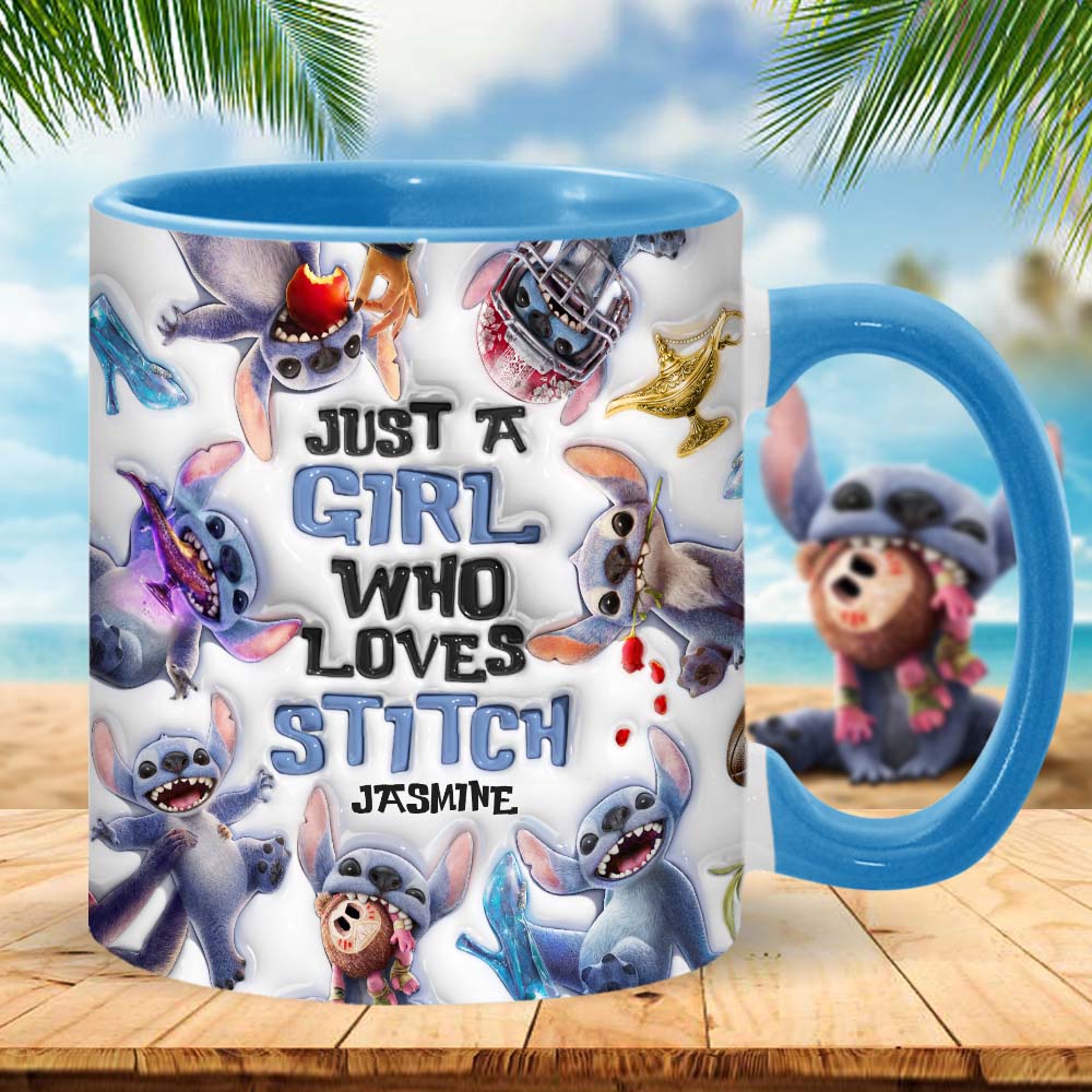 Blue Ohana - Personalized Ohana Accent Mug