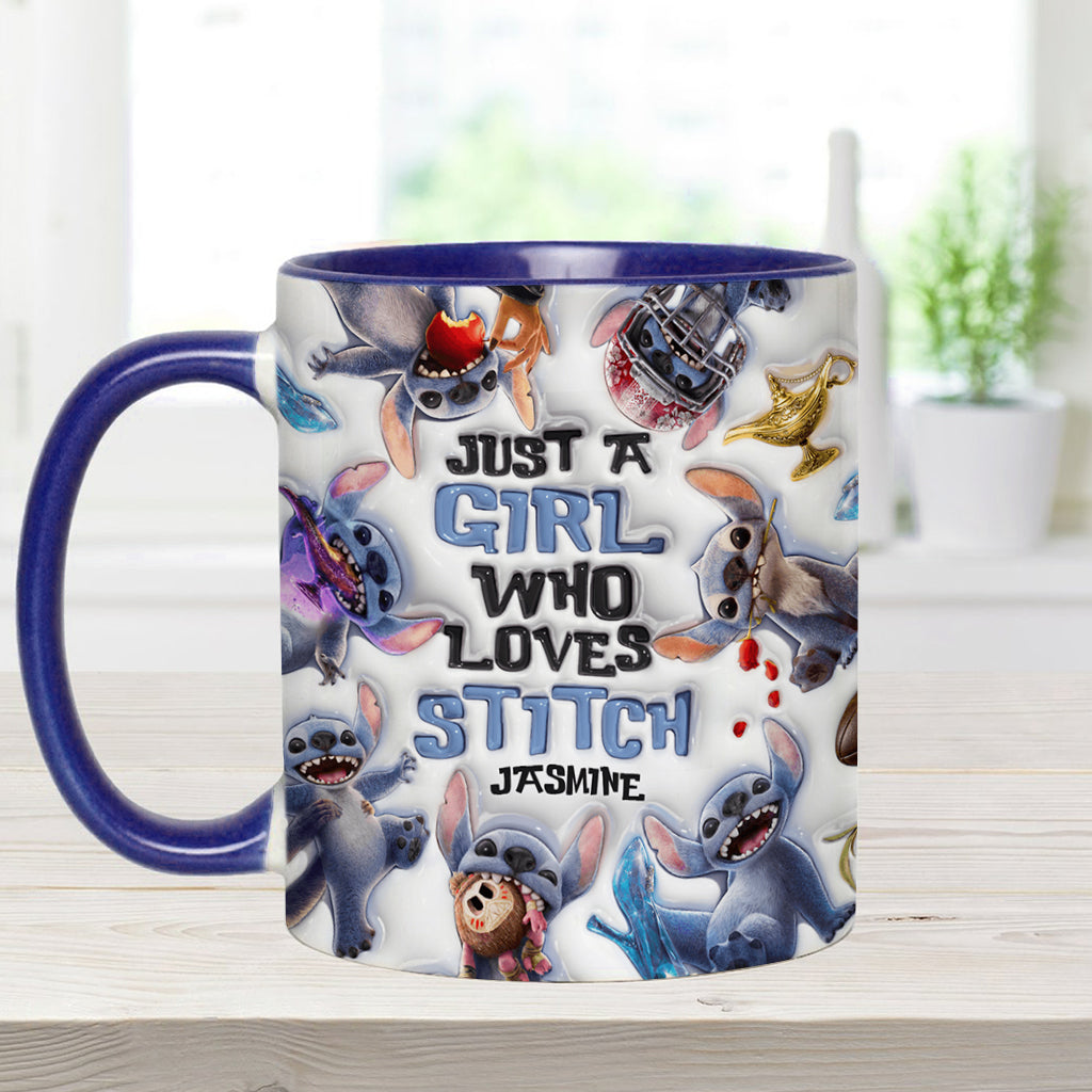 Blue Ohana - Personalized Ohana Accent Mug