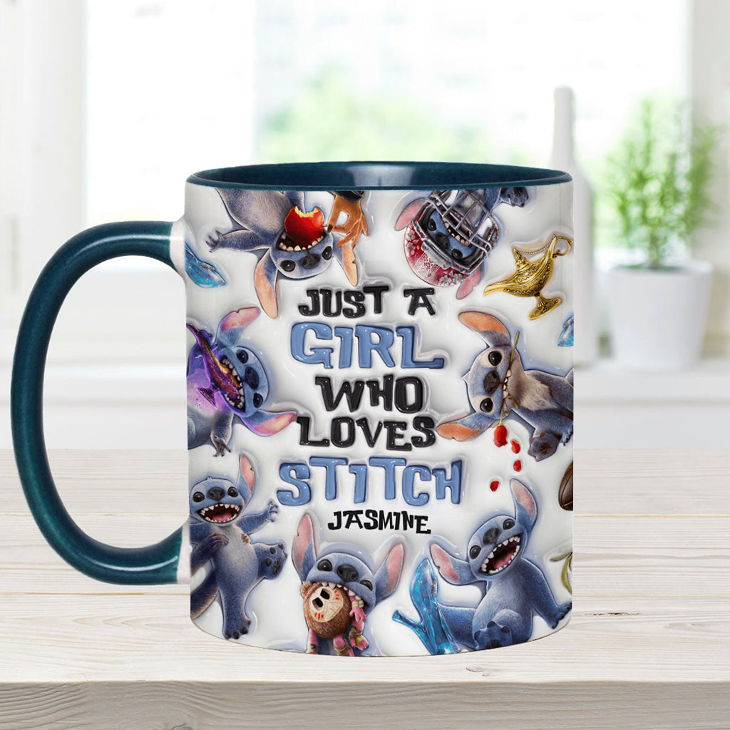 Blue Ohana - Personalized Ohana Accent Mug