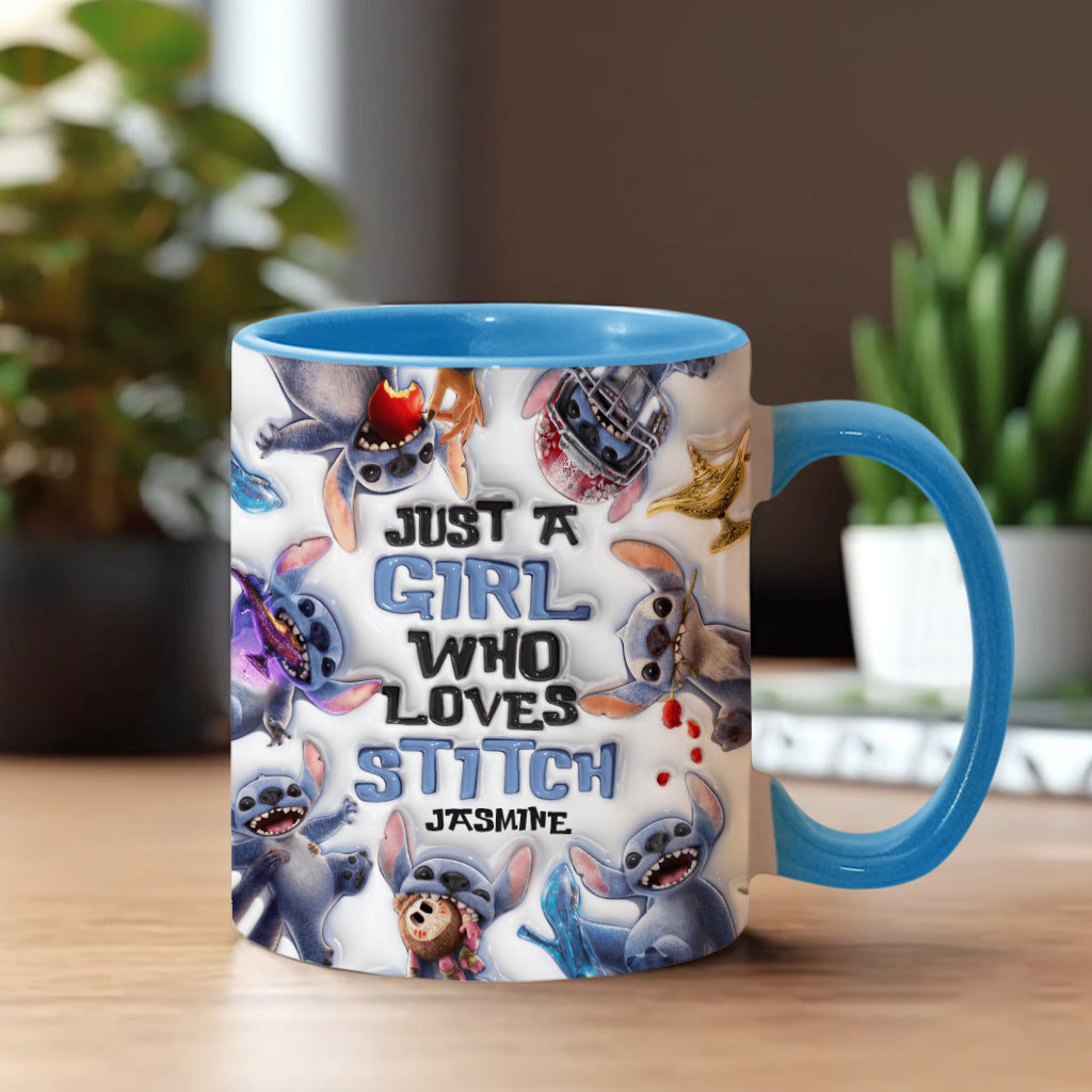 Blue Ohana - Personalized Ohana Accent Mug