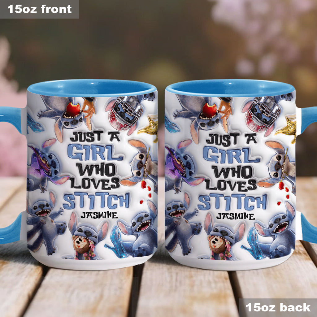 Blue Ohana - Personalized Ohana Accent Mug