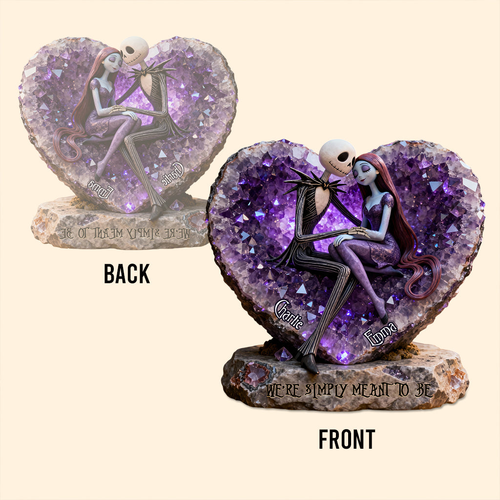 We're Simply Meant To Be - Personalized Nightmare Custom Shaped Acrylic Plaque