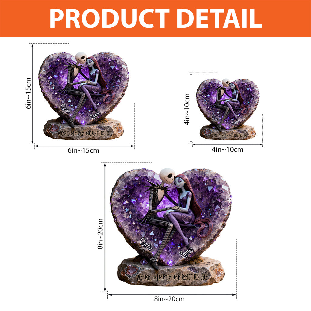 We're Simply Meant To Be - Personalized Nightmare Custom Shaped Acrylic Plaque