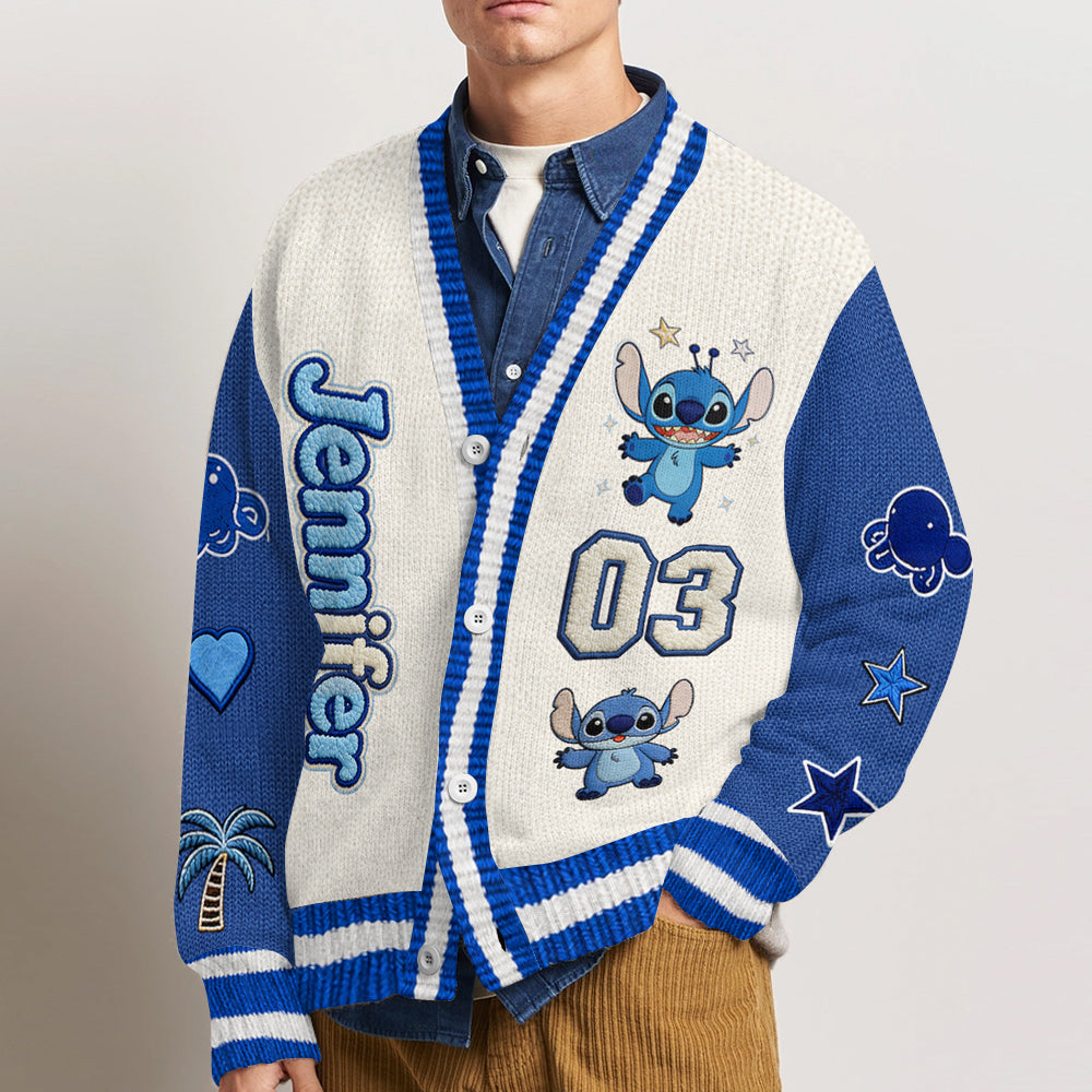 Ohana Means Family - Personalized Ohana Cardigan Sweater