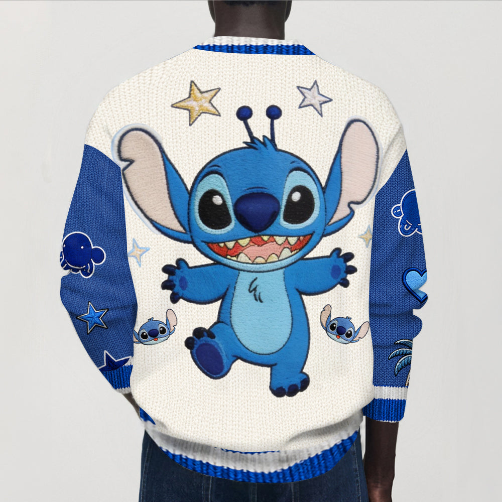 Ohana Means Family - Personalized Ohana Cardigan Sweater