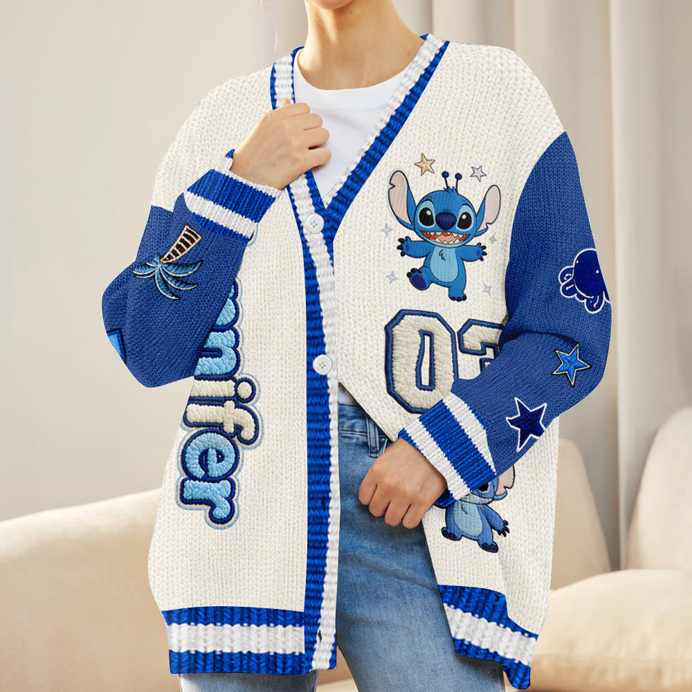 Ohana Means Family - Personalized Ohana Cardigan Sweater