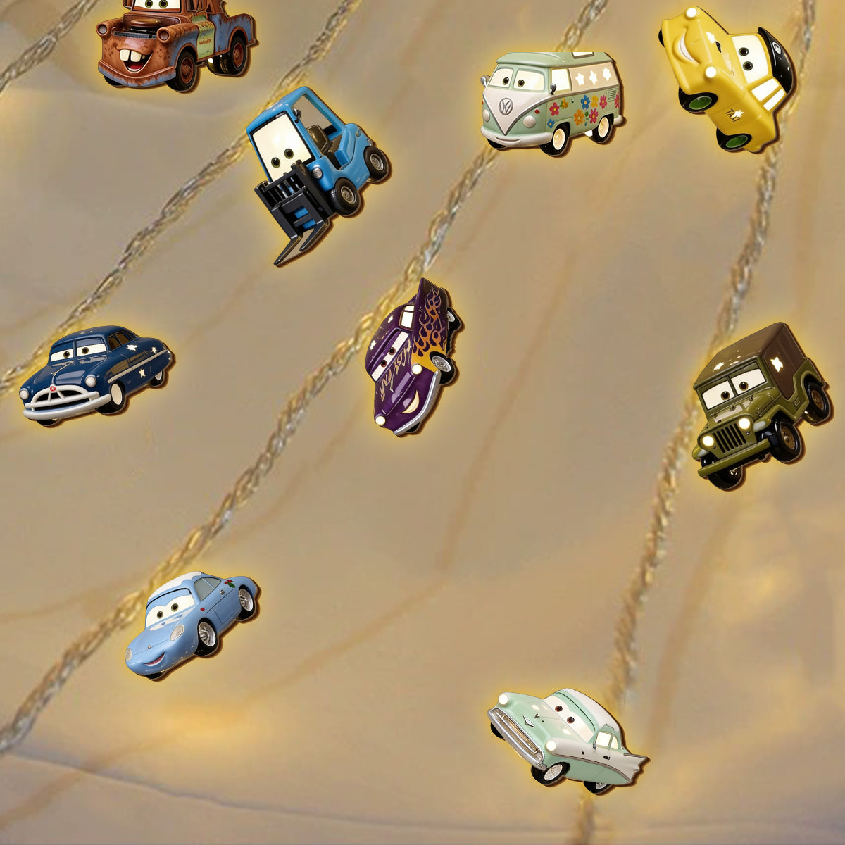 The Little Racer - Personalized Racing Lover String Lights