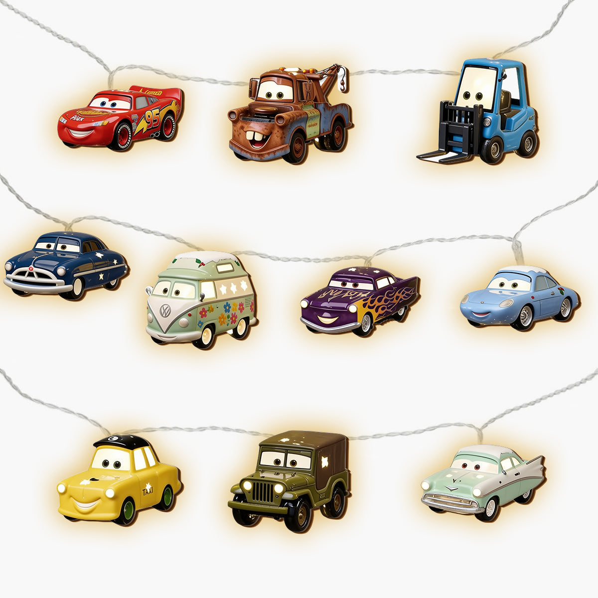 The Little Racer - Personalized Racing Lover String Lights