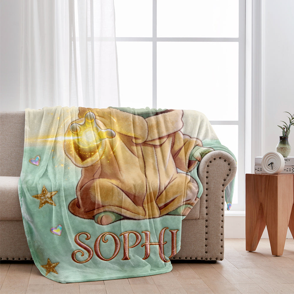 Cute Baby - Personalized The Force Blanket