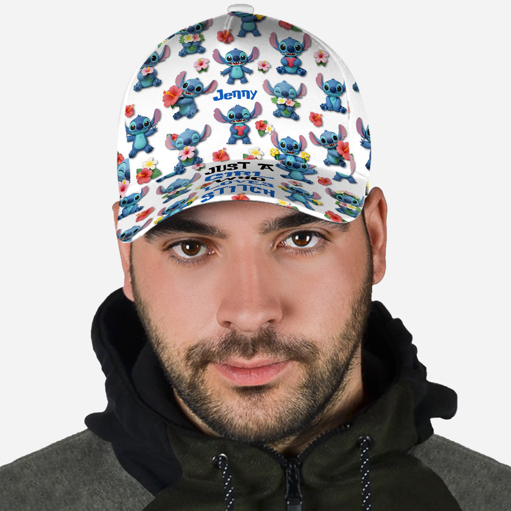 Just A Girl Who Loves Ohana - Personalized Ohana Classic Cap