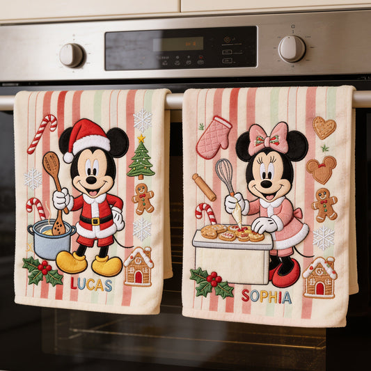 It's Beginning To Look A Lots Like Christmas - Personalized Mouse Towel