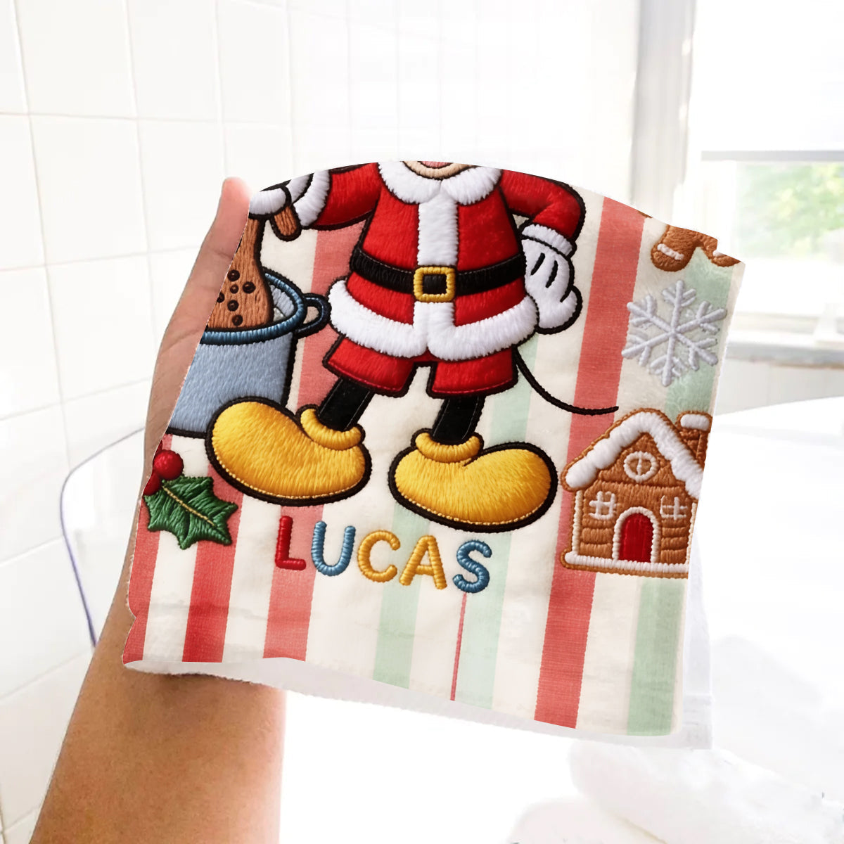 It's Beginning To Look A Lots Like Christmas - Personalized Mouse Towel