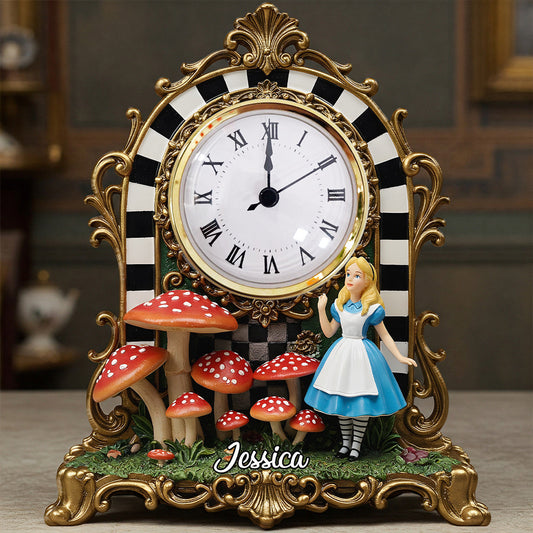 Wonderful World - Personalized Magical Acrylic Clock Plaque