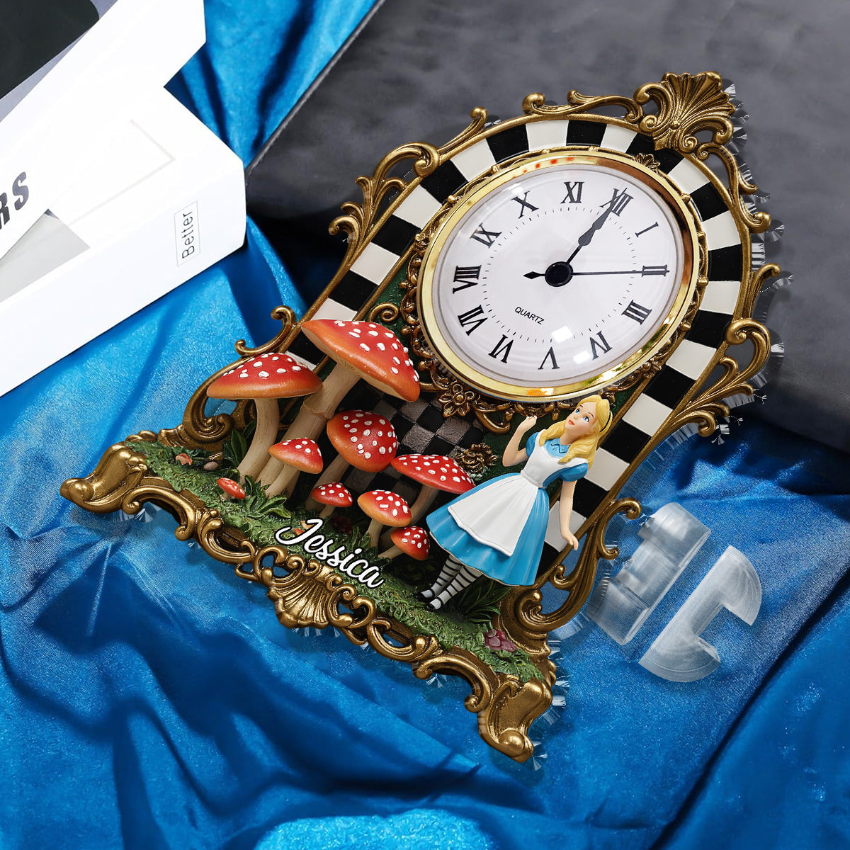 Wonderful World - Personalized Magical Acrylic Clock Plaque