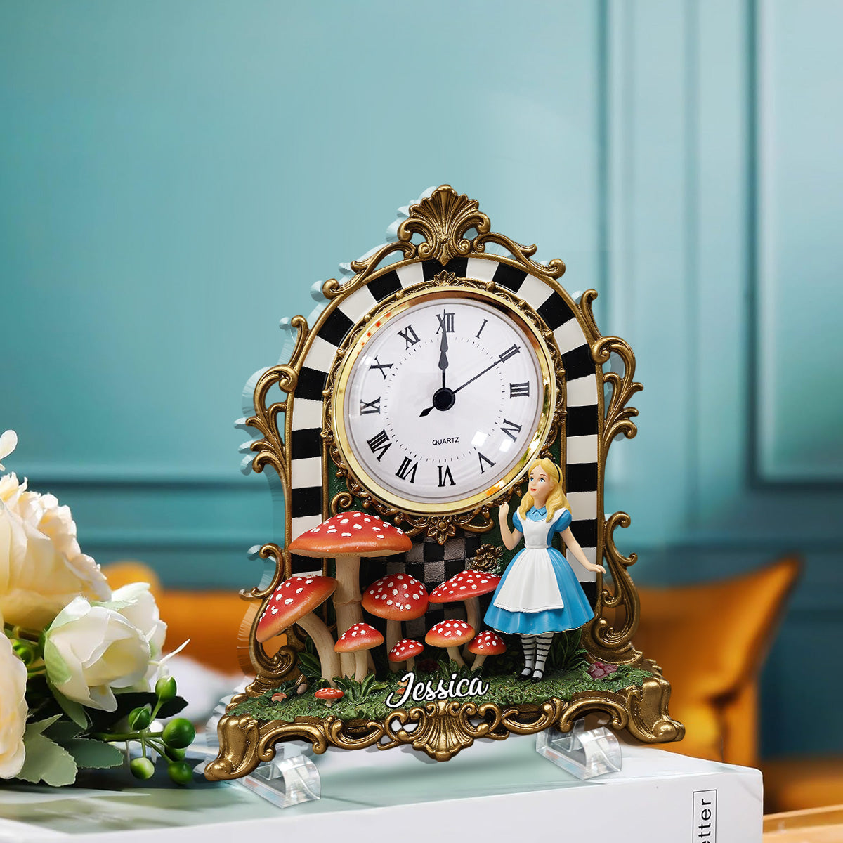 Wonderful World - Personalized Magical Acrylic Clock Plaque