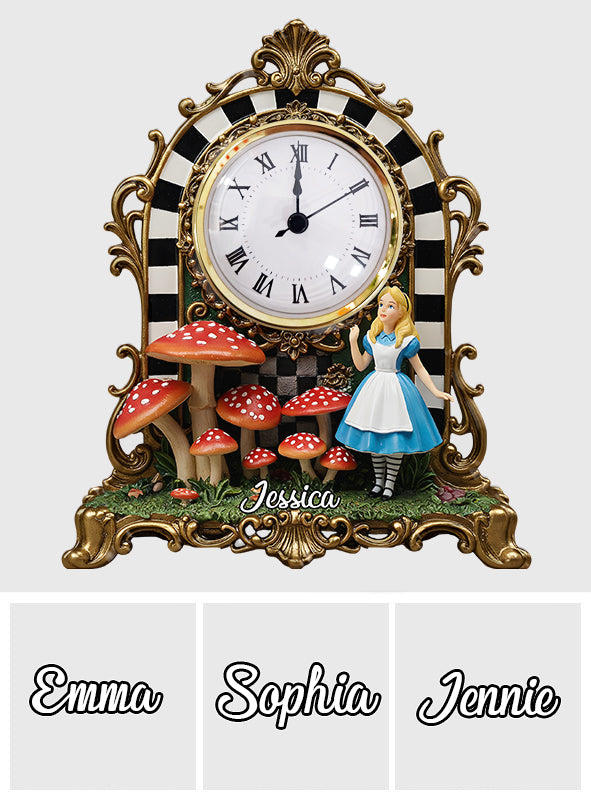 Wonderful World - Personalized Magical Acrylic Clock Plaque