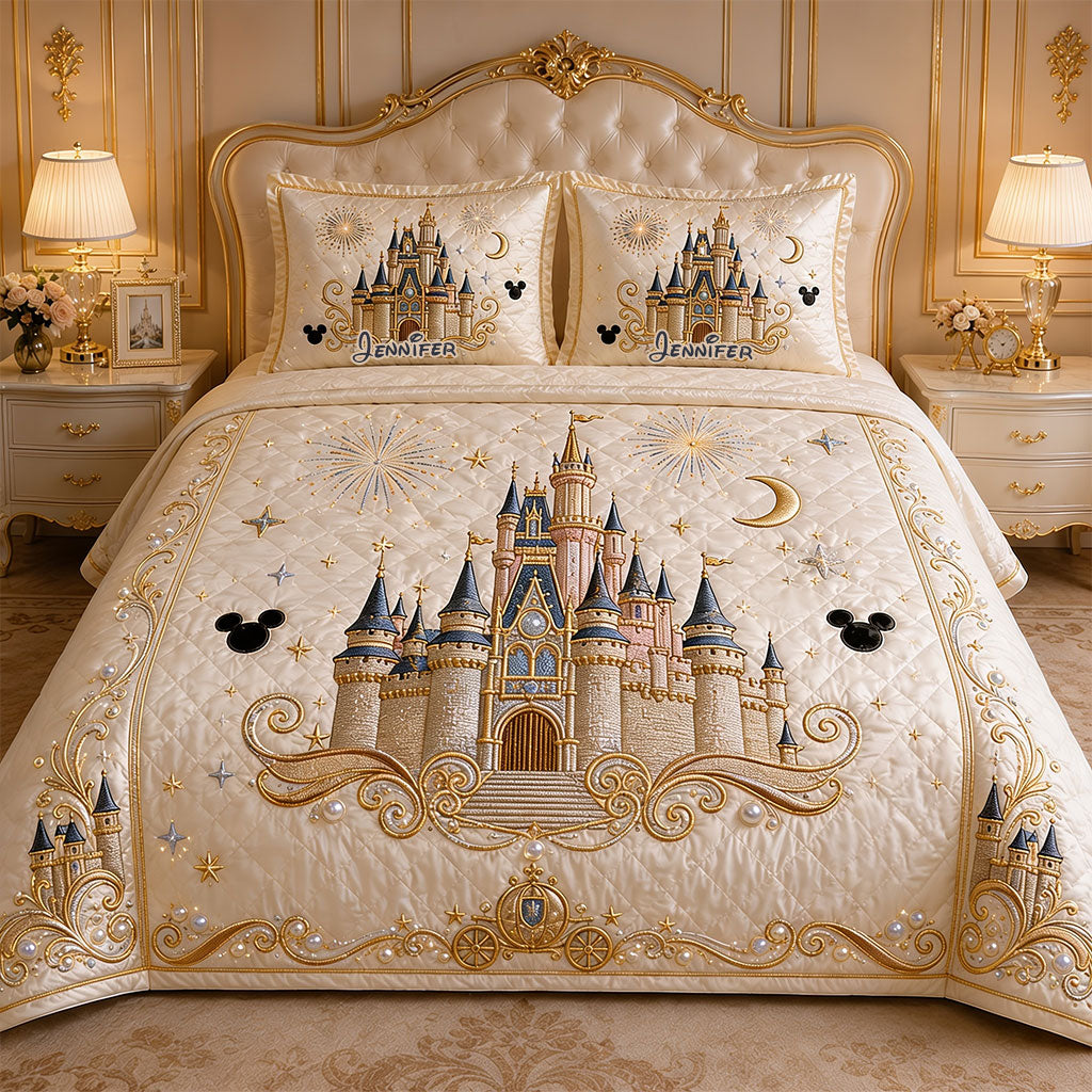 Believe In Magic - Personalized Dream Trip Quilt Set