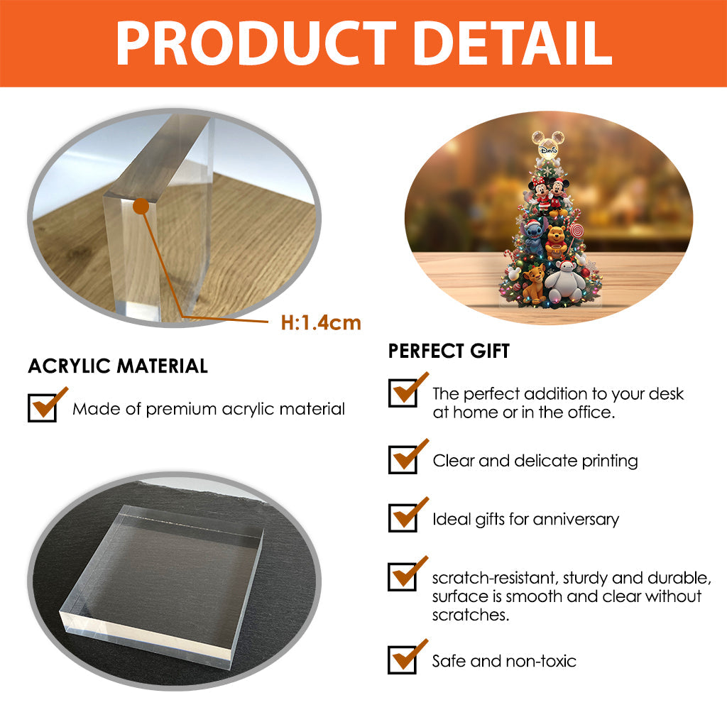 Magical Christmas - Personalized Mouse Custom Shaped Acrylic Plaque