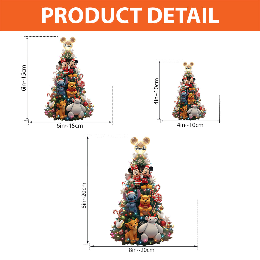 Magical Christmas - Personalized Mouse Custom Shaped Acrylic Plaque