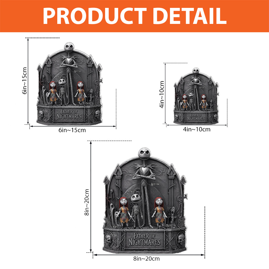 Father Of Nightmares - Personalized Nightmare Custom Shaped Acrylic Plaque