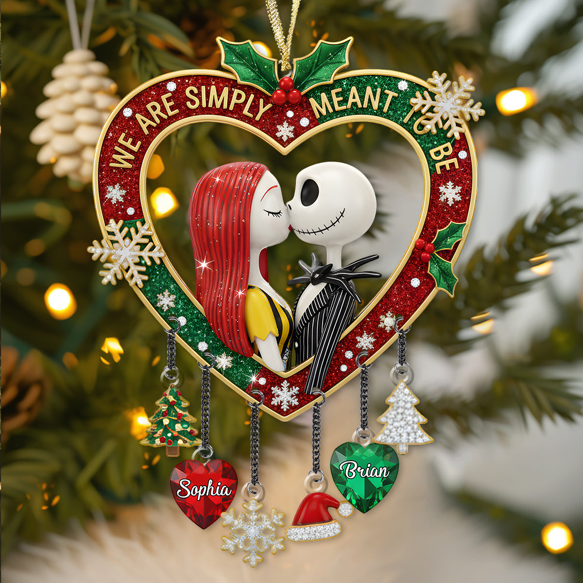 Simply Meant To Be - Personalized Nightmare Ornament With Charm