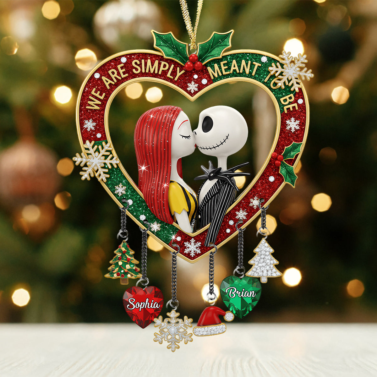 Simply Meant To Be - Personalized Nightmare Ornament With Charm