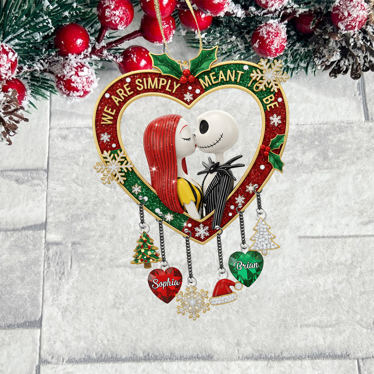 Simply Meant To Be - Personalized Nightmare Ornament With Charm