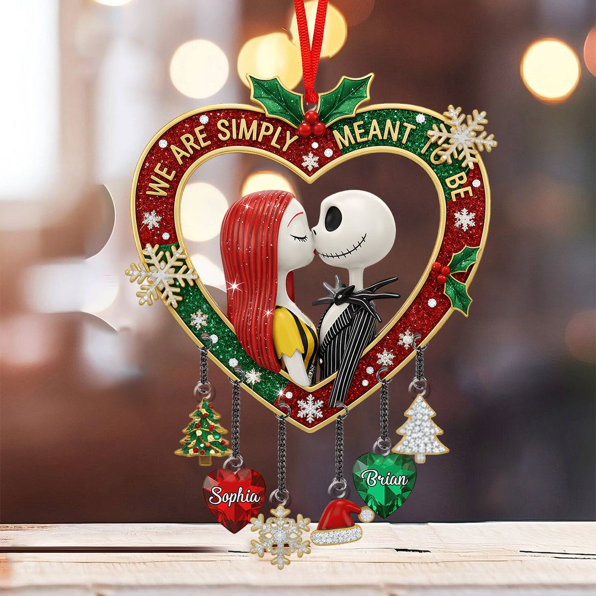 Simply Meant To Be - Personalized Nightmare Ornament With Charm