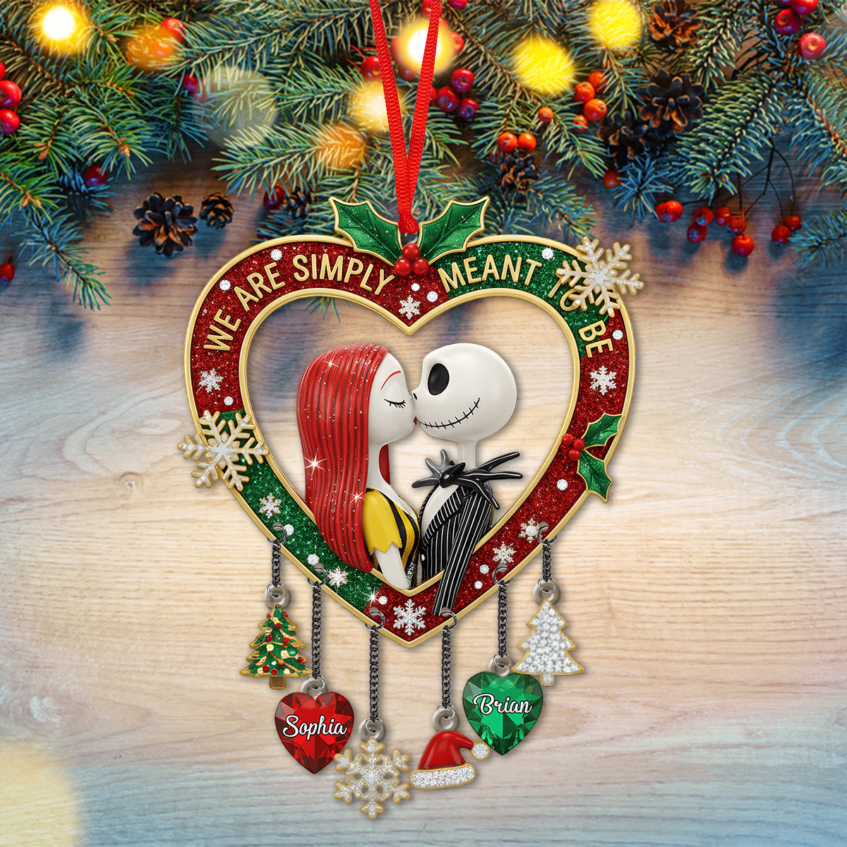 Simply Meant To Be - Personalized Nightmare Ornament With Charm