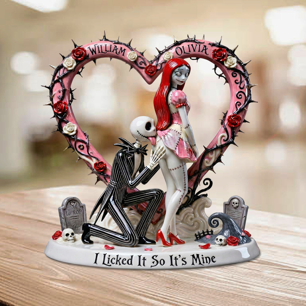I Licked It So It's Mine - Personalized Nightmare Custom Shaped Acrylic Plaque