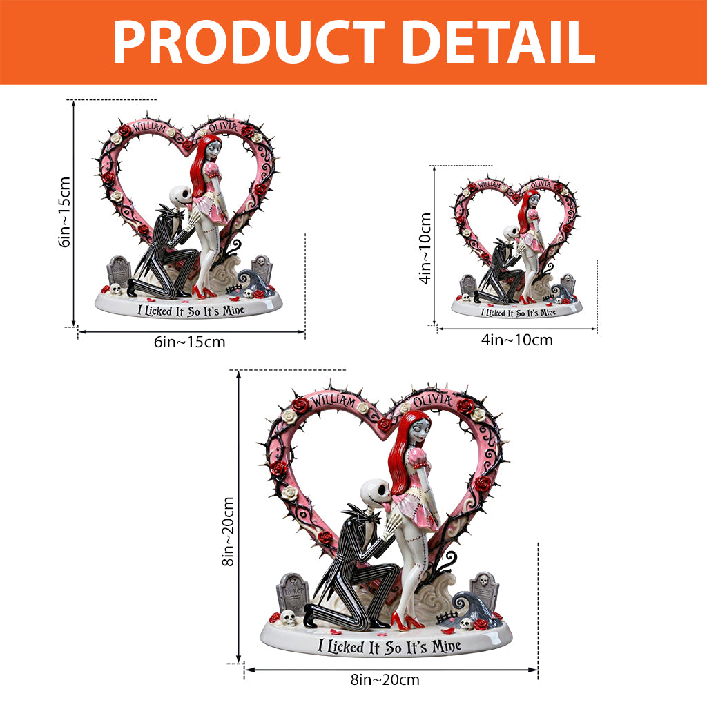 I Licked It So It's Mine - Personalized Nightmare Custom Shaped Acrylic Plaque