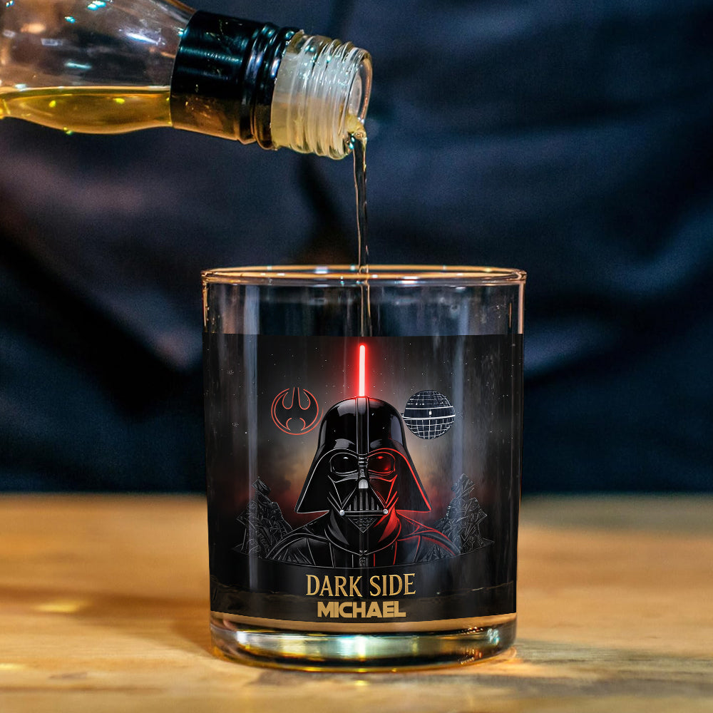The Ultimate Light & Dark Side Spirit - Personalized The Force Whiskey Decanter Set