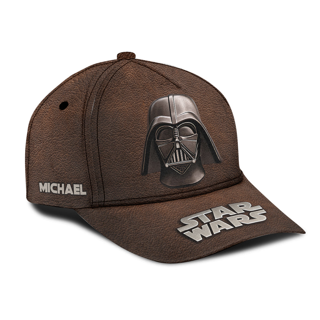 The Black Armored Commander Custom Name - Personalized The Force Classic Cap