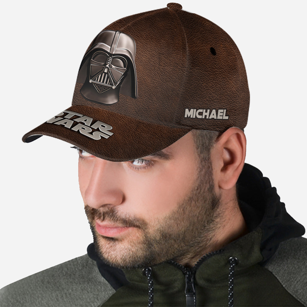 The Black Armored Commander Custom Name - Personalized The Force Classic Cap