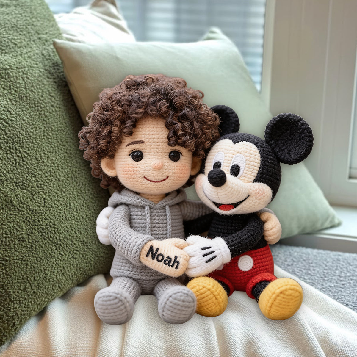 My Favorite Character - Personalized Kid Premium Faux Fur Pillow