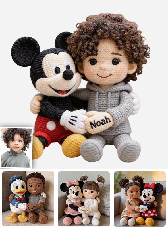 My Favorite Character - Personalized Kid Premium Faux Fur Pillow