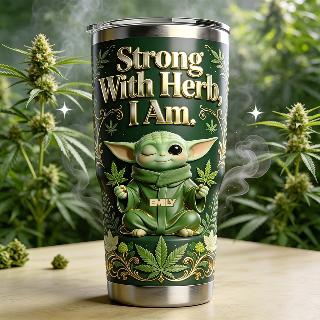 Strong With Herb - Personalized The Force Tumbler