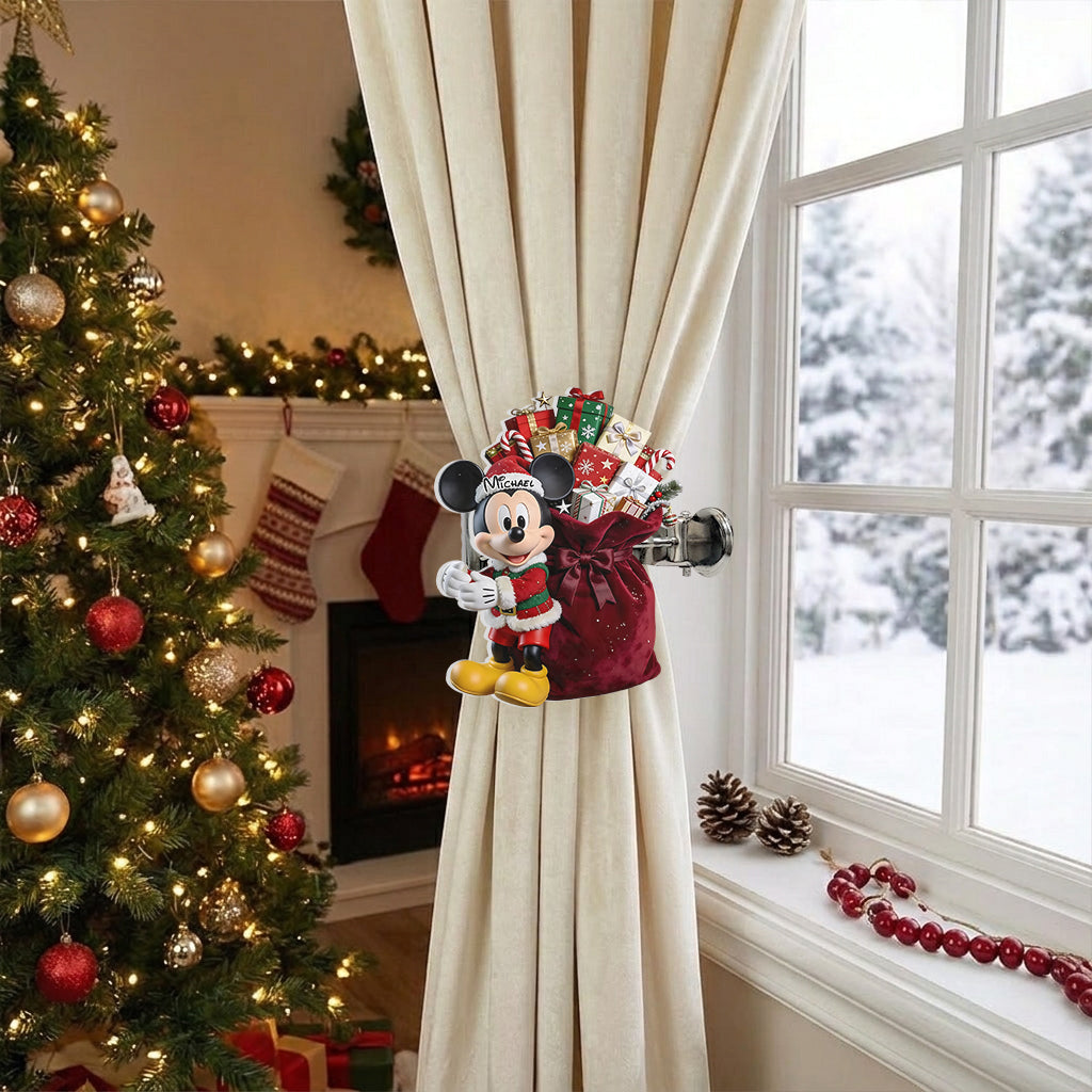 Magical Christmas - Personalized Mouse Curtain Tieback