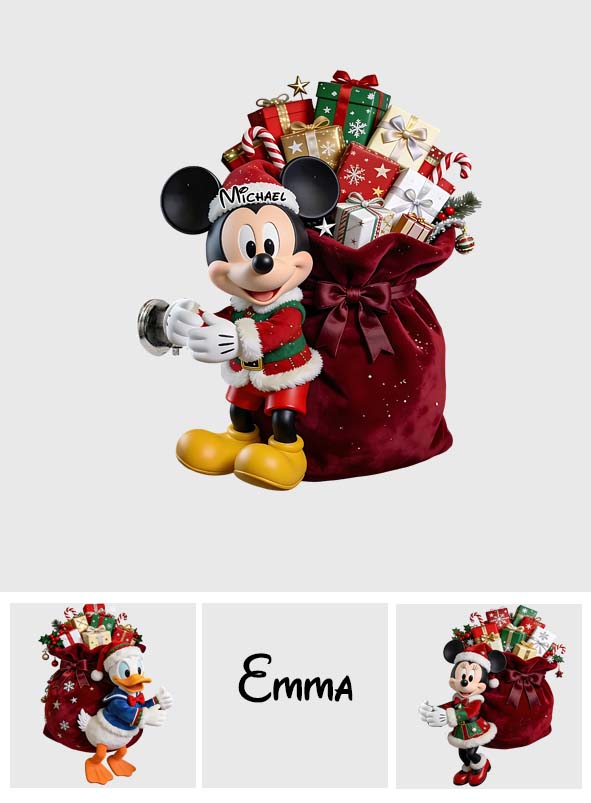 Magical Christmas - Personalized Mouse Curtain Tieback
