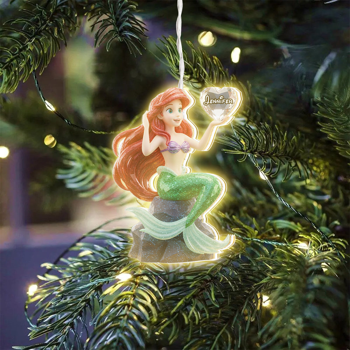 Magical Princess - Personalized Mouse LED Light Ornament