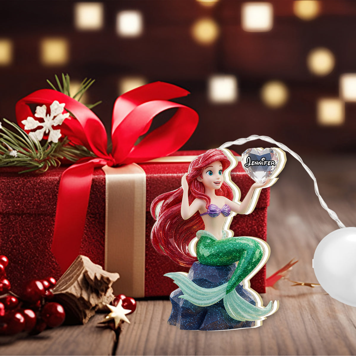 Magical Princess - Personalized Mouse LED Light Ornament