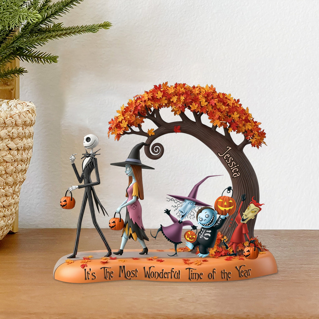 It's The Most Wonderful Time Of The Year - Personalized Nightmare Custom Shaped Acrylic Plaque