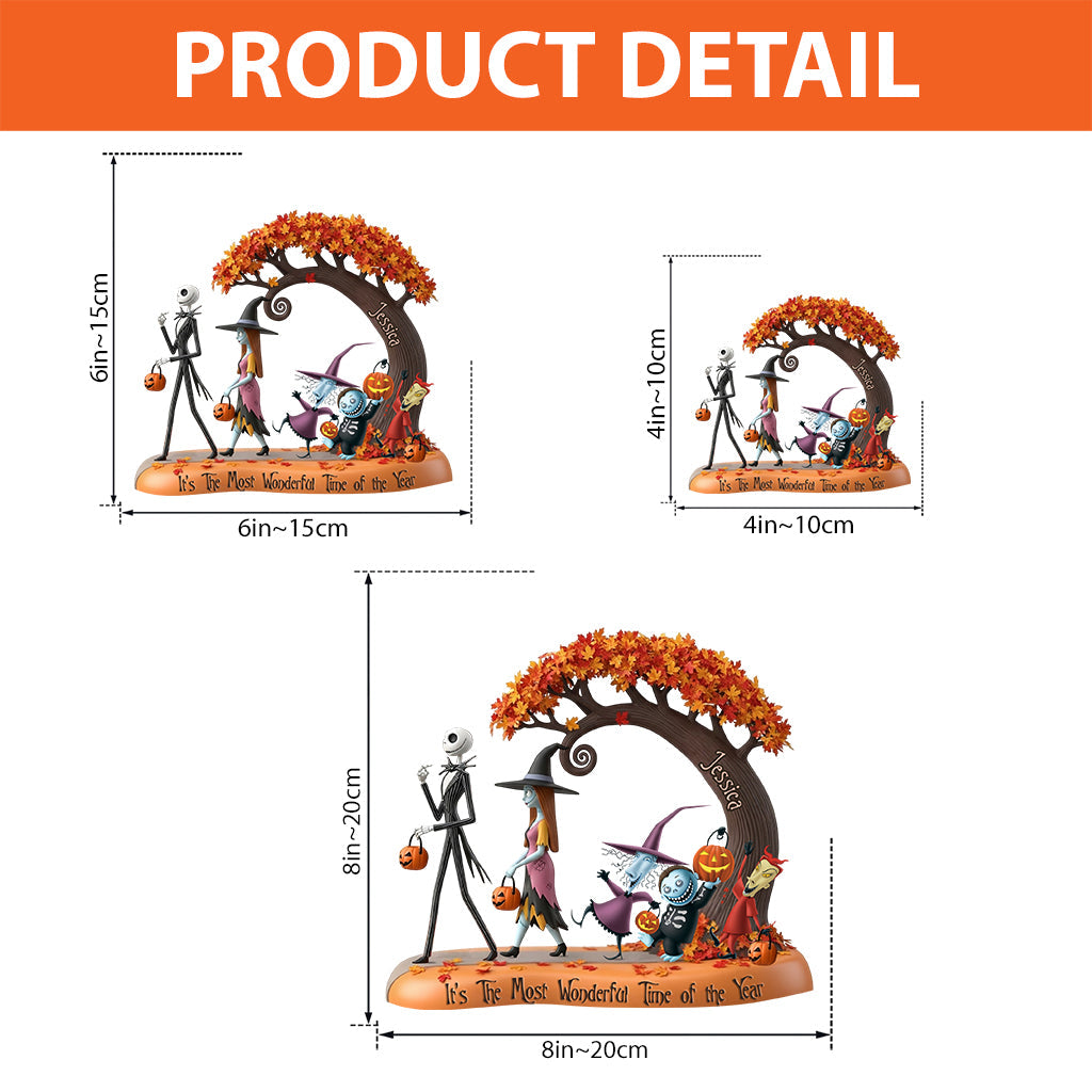 It's The Most Wonderful Time Of The Year - Personalized Nightmare Custom Shaped Acrylic Plaque