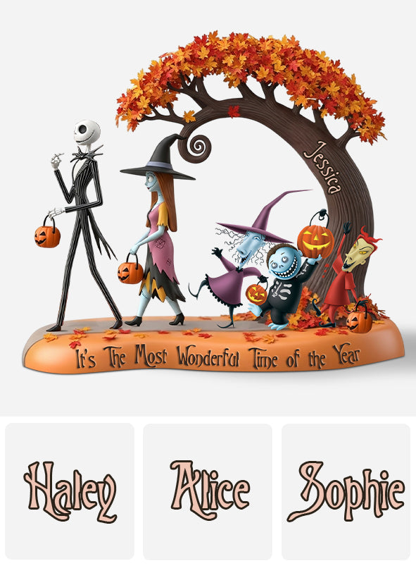 It's The Most Wonderful Time Of The Year - Personalized Nightmare Custom Shaped Acrylic Plaque