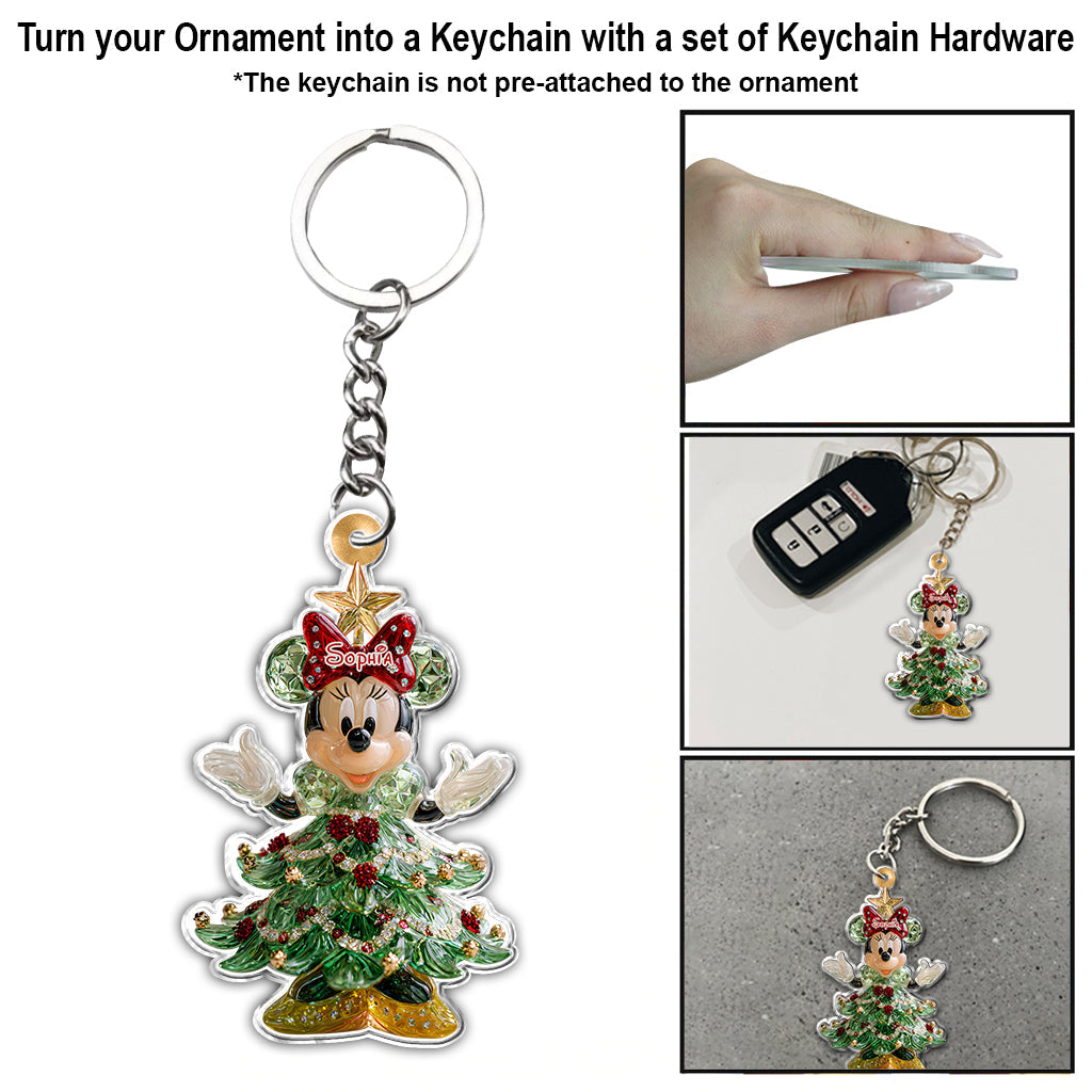 Magical Christmas - Personalized Mouse Ornament