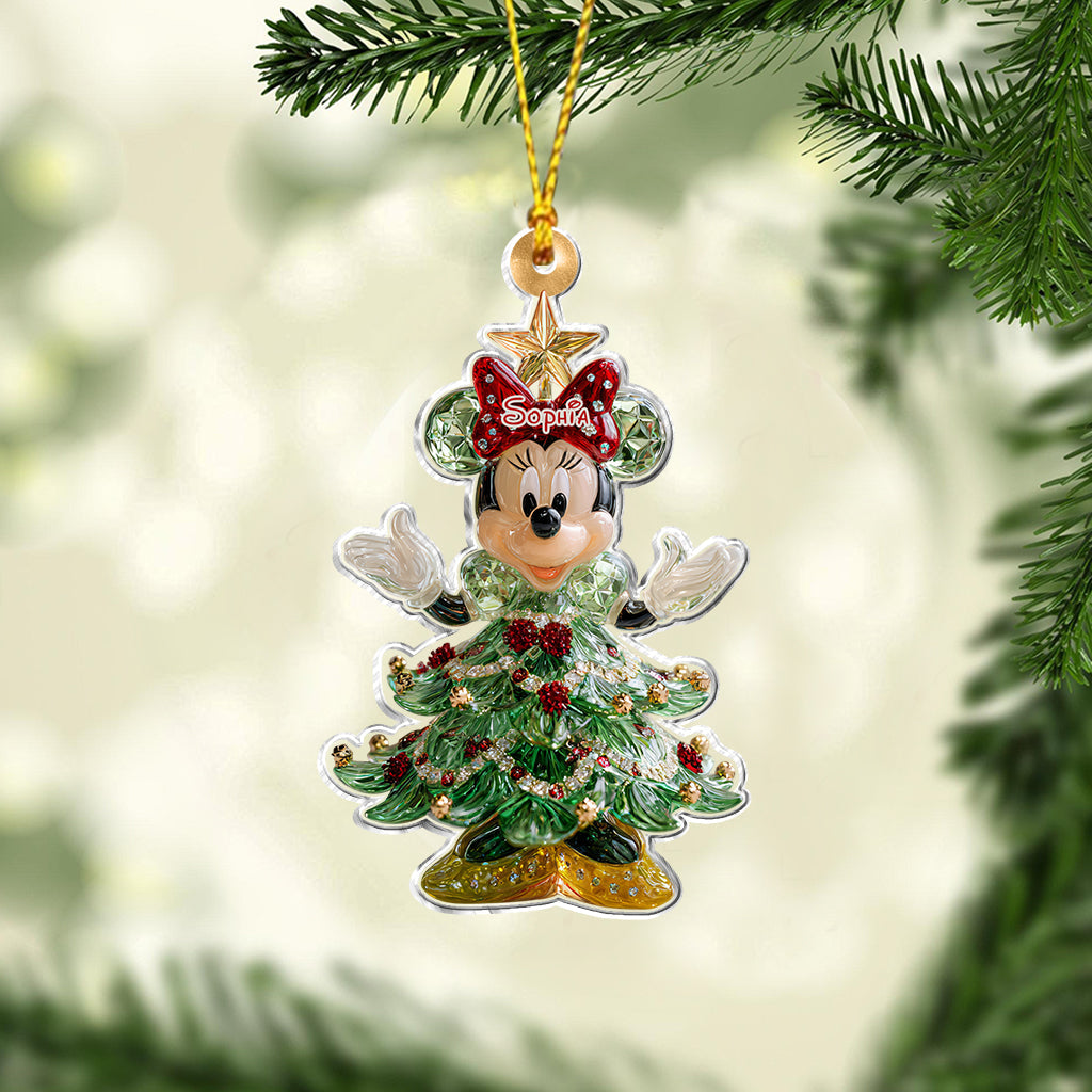 Magical Christmas - Personalized Mouse Ornament