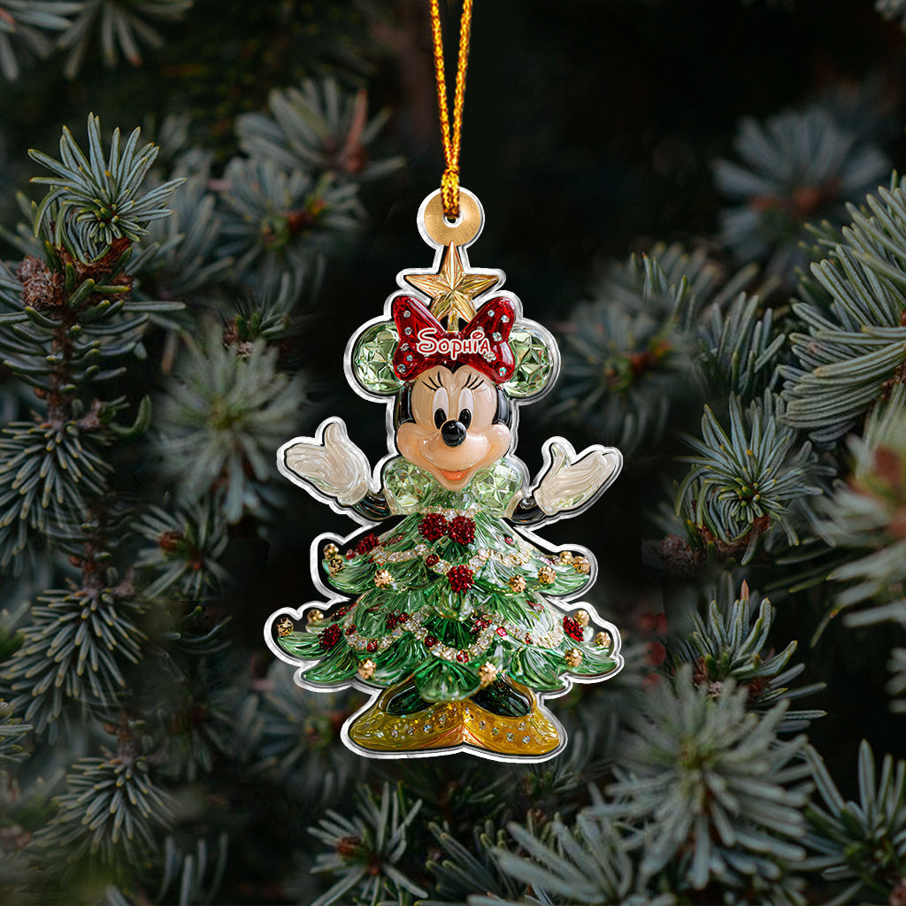 Magical Christmas - Personalized Mouse Ornament